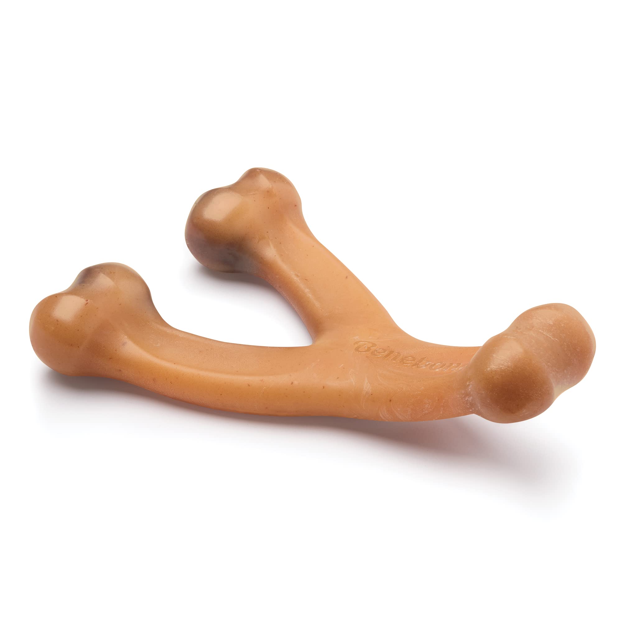 Benebone Wishbone Durable Dog Chew Toy For Aggressive Chewers, Real Chicken, Made In Usa, Large