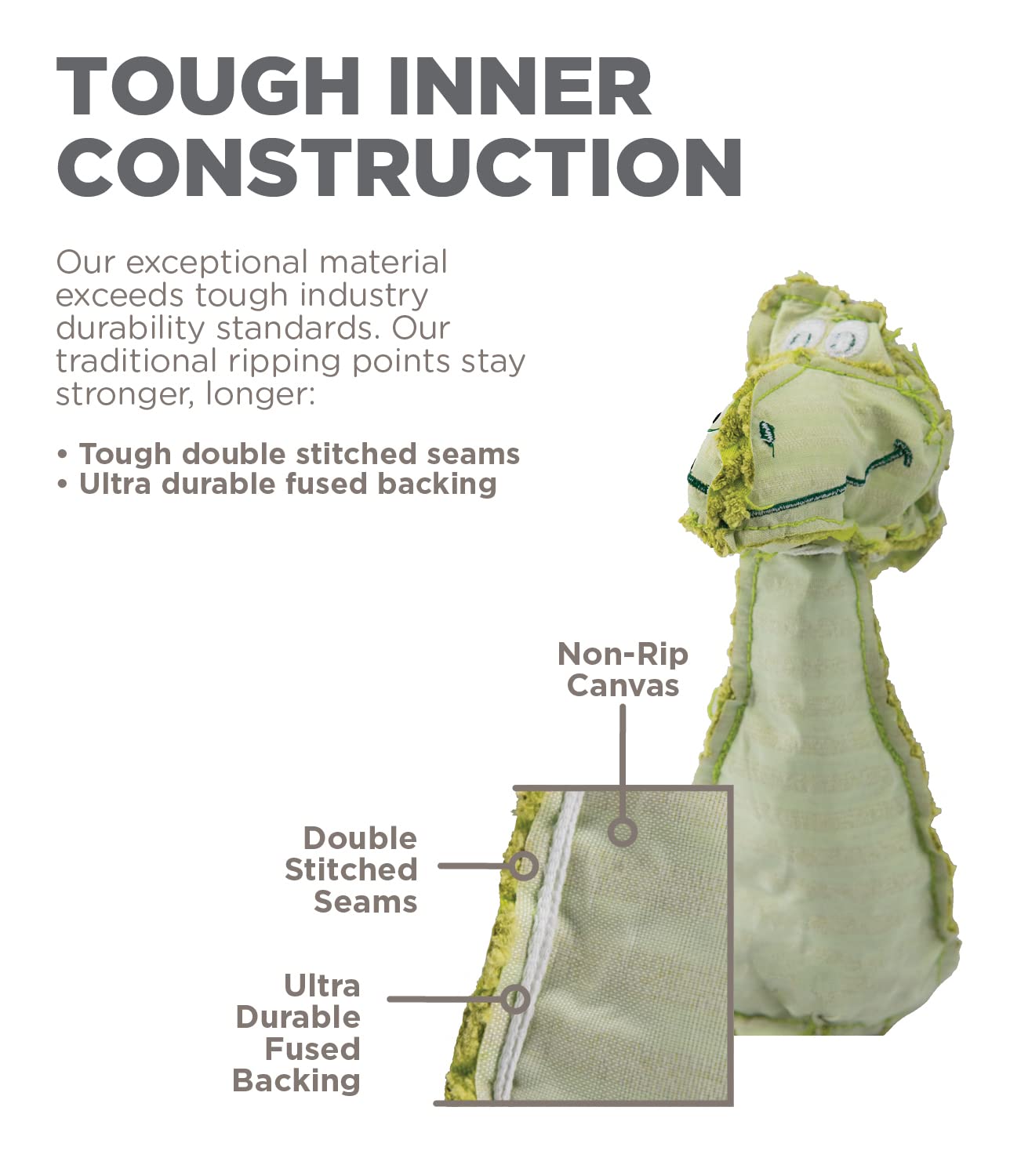 Charming Pet Ranch Roperz Cow Plush Squeaky Dog Toy