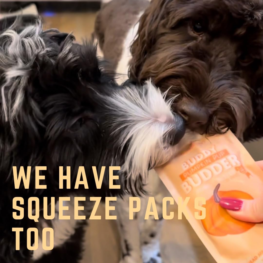 Buddy BUDDER Bark Bistro Company, Beehive Buzz, 100% Natural Dog Peanut Butter, Healthy Peanut Butter, Stuff in Toy, Dog Pill Po
