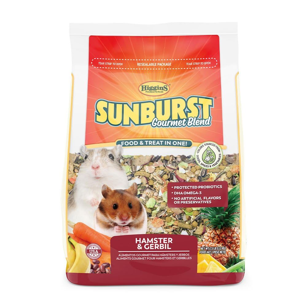 Higgins Sunburst Gourmet Food Mix For Hamsters And Gerbils