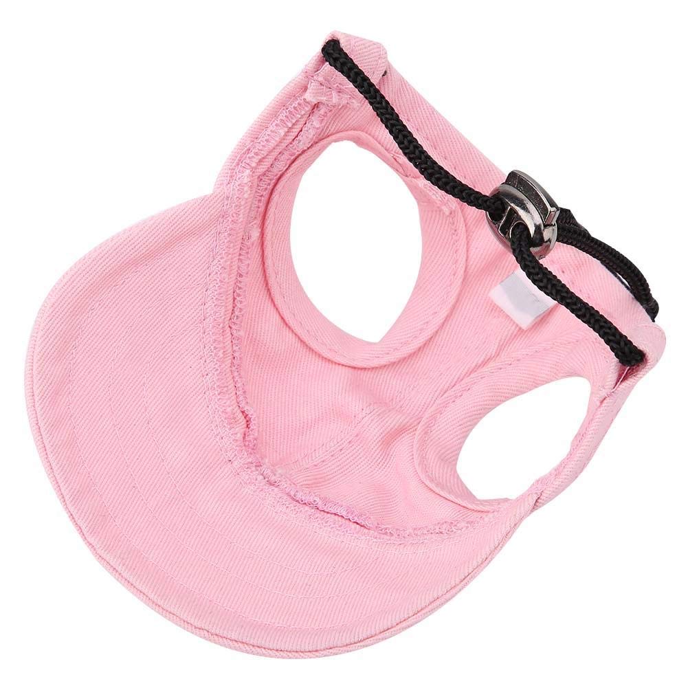 Fdit Pet Dog Sun Protection Visor Hat With Adjustable Strap Sport Hat (M)