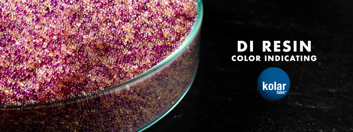 Kolar Labs - Di Color Changing Deionization Resin - For Fish Tanks, Ponds & Aquariums, Reef Aquarium Grade, Full Canister