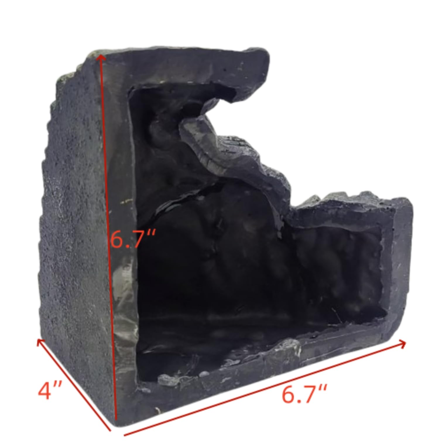 LEOTERRA Reptile Hide, Reptile Basking Platform and Aquarium Cave for Lizards, Geckos, Turtles,Snakes & Fish, Resin Material,Col