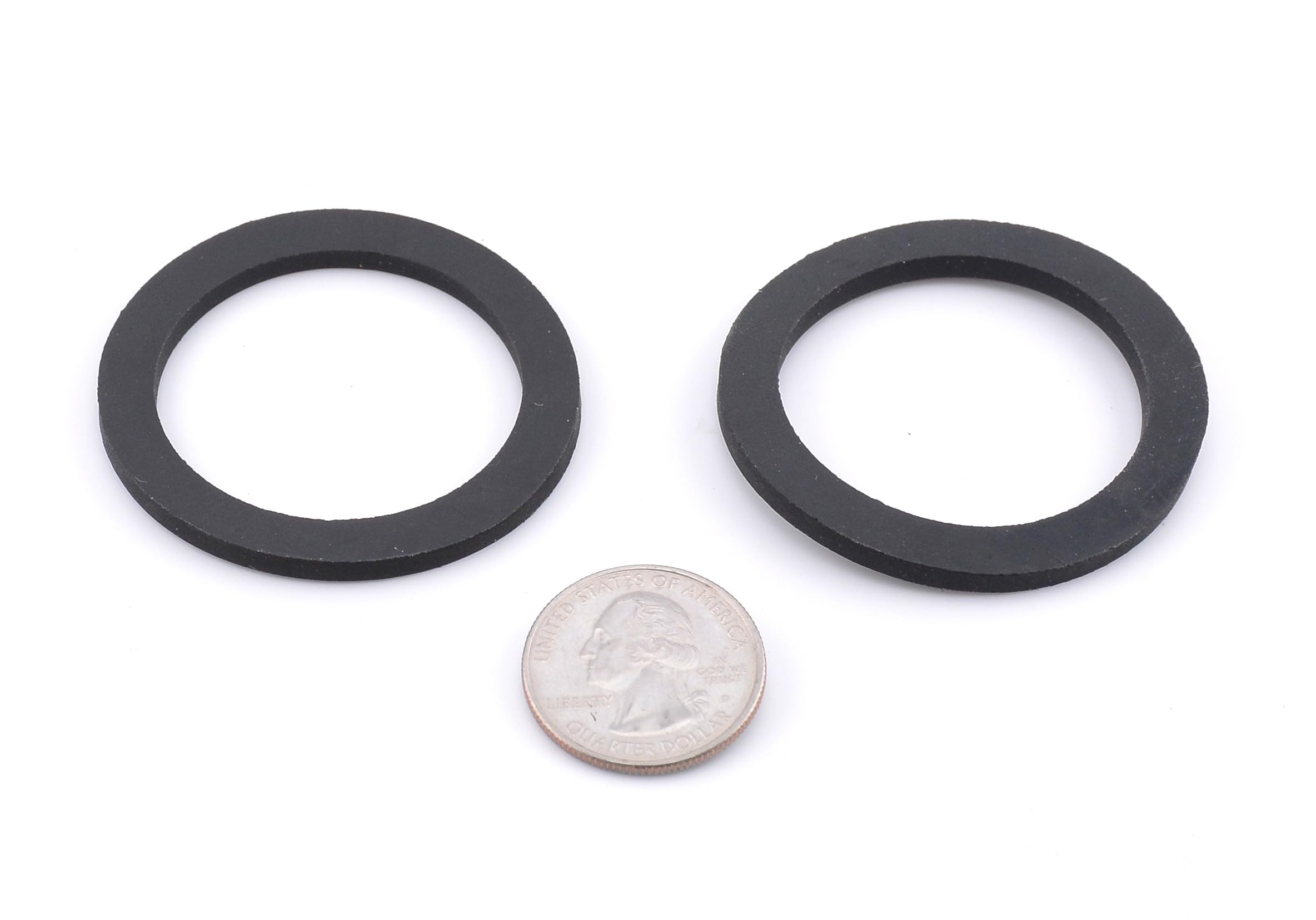 Generic Rubber Gasket Compatible For Marineland Magnum Hot Series & Polishing Filter - 2 Pack, Black