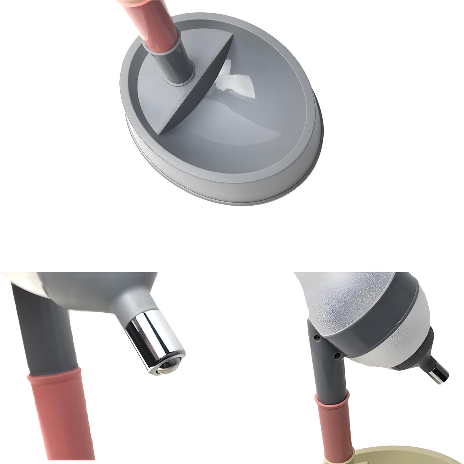 Nacoco Pet Standing Water Dispenser Cat Dog Standing Bowl With Detachable Pole Automatically Feeding Water Height Adjustable(Gre