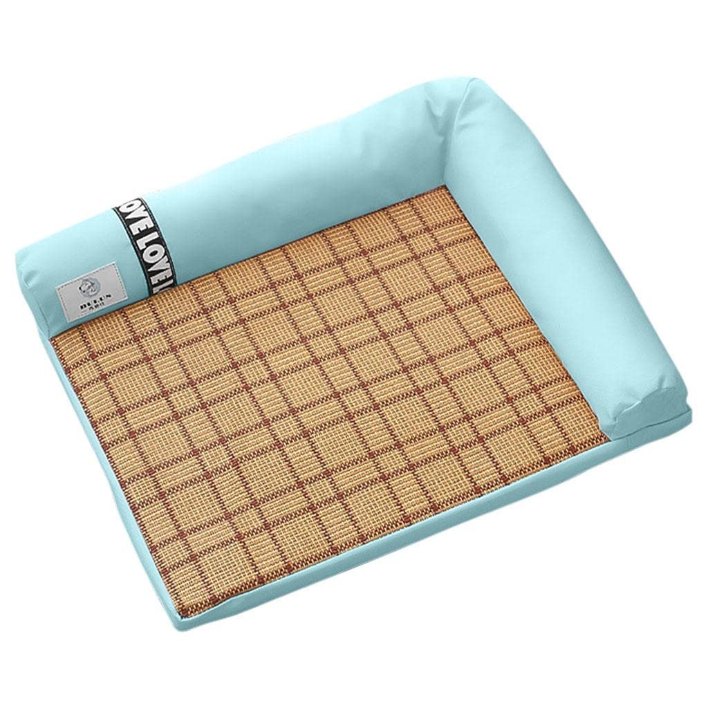 MERISHOPP Summer Dog Cooling Mat Pets Sleeping Pad Kennel Cool Blanket Rectangle L Dogs | Cats | Puppy | pet | Rabbit | Persian 