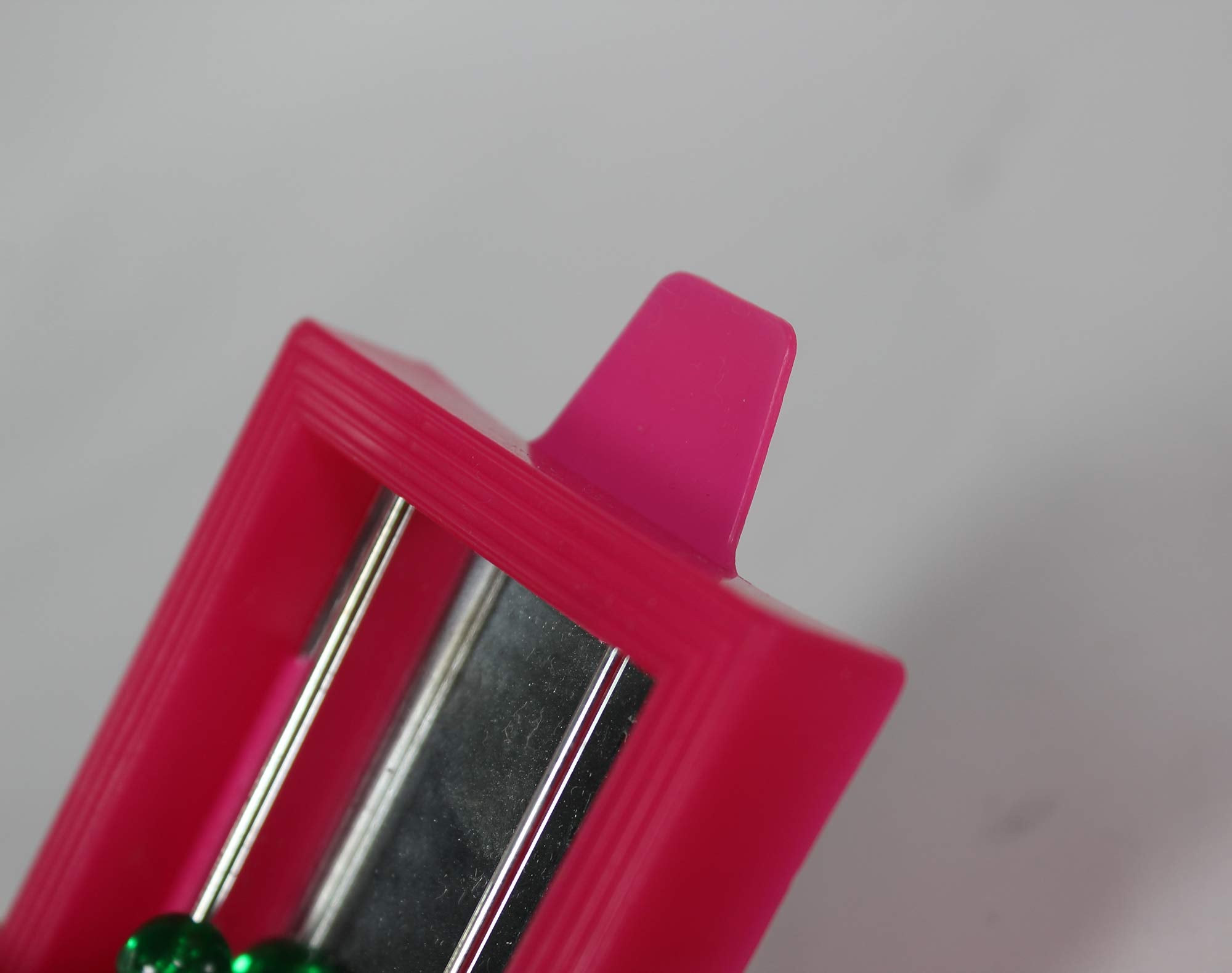 Penn-Plax Bird Life - Mirror With Beads Toy | Easy To Attach To Any Bird Cage | Keep Your Birds Entertained And Stimulated (Ba507)