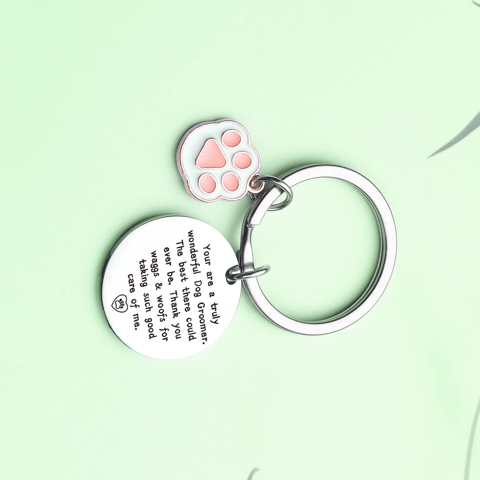Znosvei Dog Groomer Gift Dog Grooming Gift Dog Groomer Thank You Keychain Dog Salon Jewelry Puppy Stylin Gift Dog Groomer Appreciation Gift Dog Gift Dog Lover Jewelry Dog Groomer Keychain