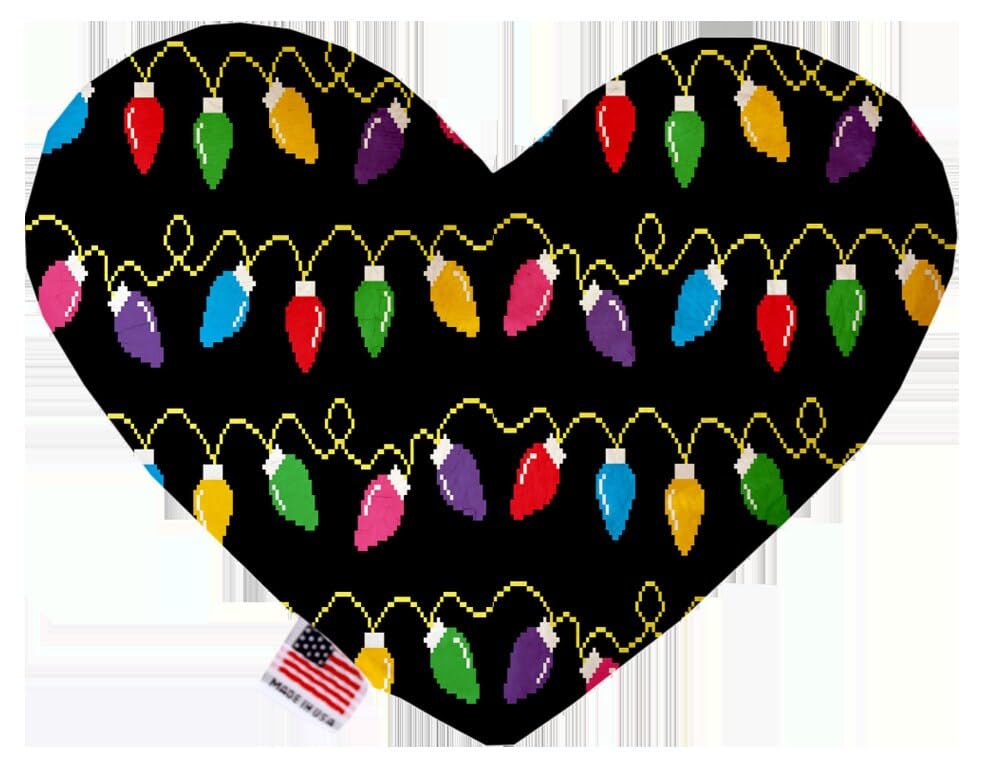 Christmas Pet and Dog Plush Heart or Bone Toy, &quot;Candy Cane Lane Group&quot; (Available in different sizes and 8 different patterns!) Christmas Cupcakes 10&quot; Plush Bone