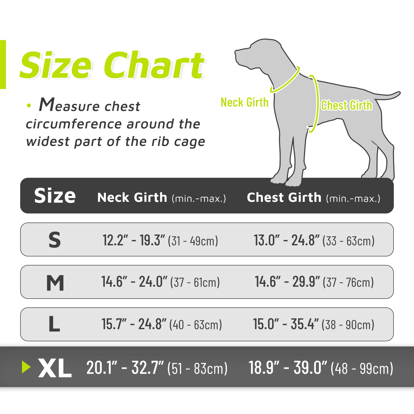 Eagloo Dog Harness Large Breed, No Pull Service Vest With Reflective Strips And Control Handle, Adjustable And Comfortable For Easy Walking, No Choke Pet Harness With 2 Metal Rings, Green, Xl