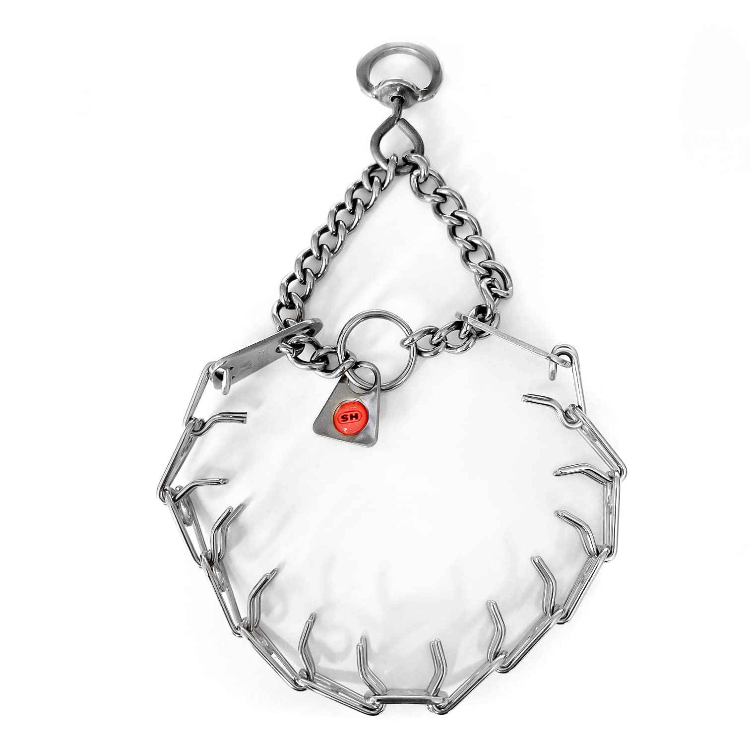 Herm Sprenger Stainless Steel Prong Dog Training Collar With Swivel Ultra-Plus Pet Pinch Collar No-Pull Collar For Dogs Made In Germany 3.2Mm X 23In Medium