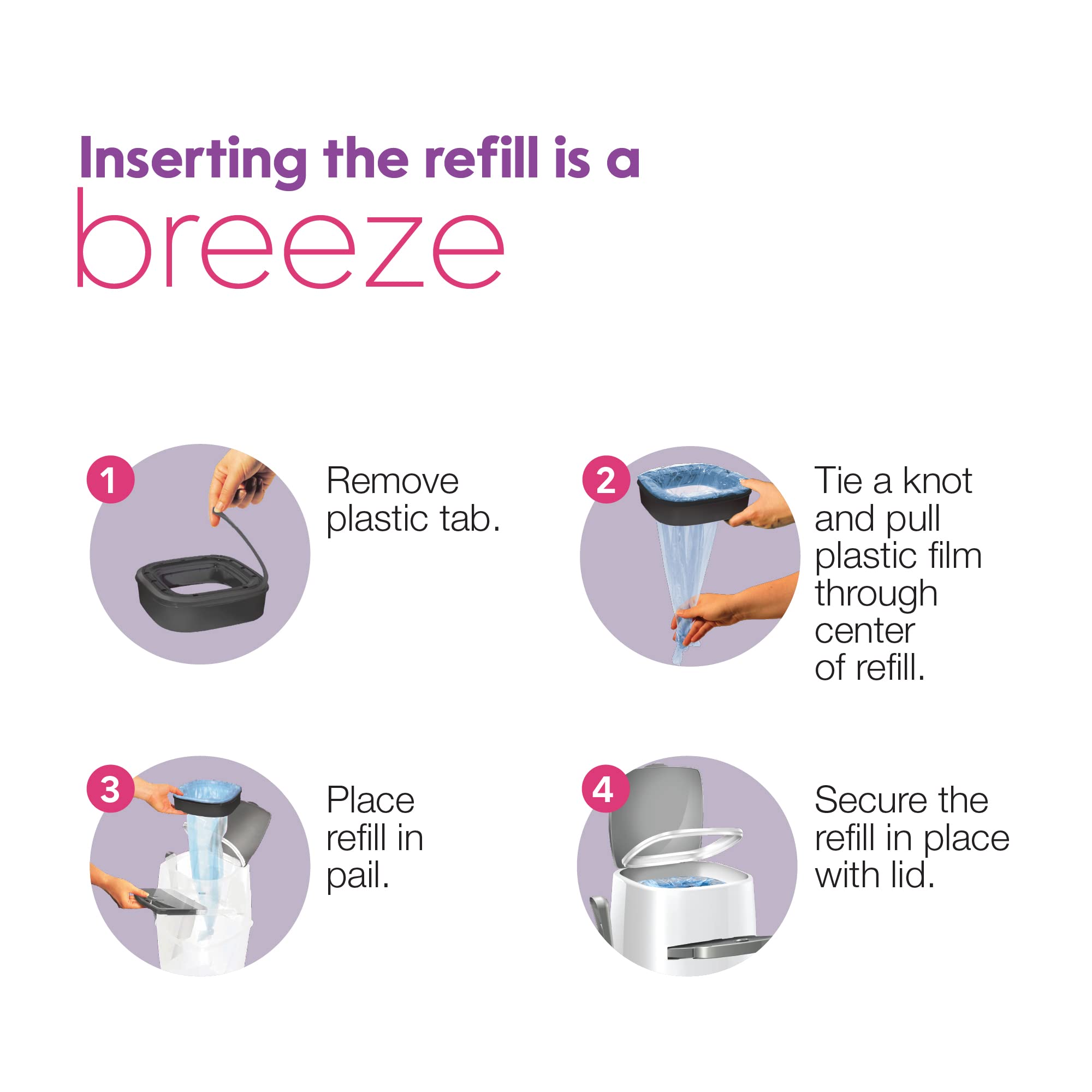 Litter Genie Jumbo Refill Bags 2-Pack | Up to 8 Months Odor Control | Cat Litter Bags for Ultimate Freshness