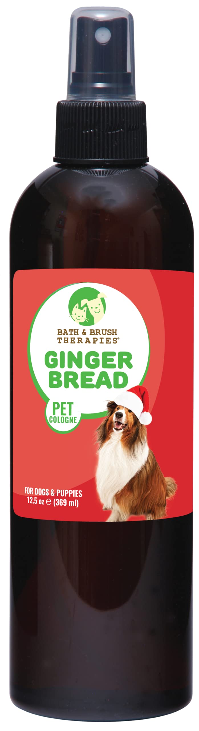 Showseason Animal Products Bath & Brush Therapies Gingerbread Dog Cologne 12.5 oz | Dog Perfume Long Lasting | Deodorizing Spray