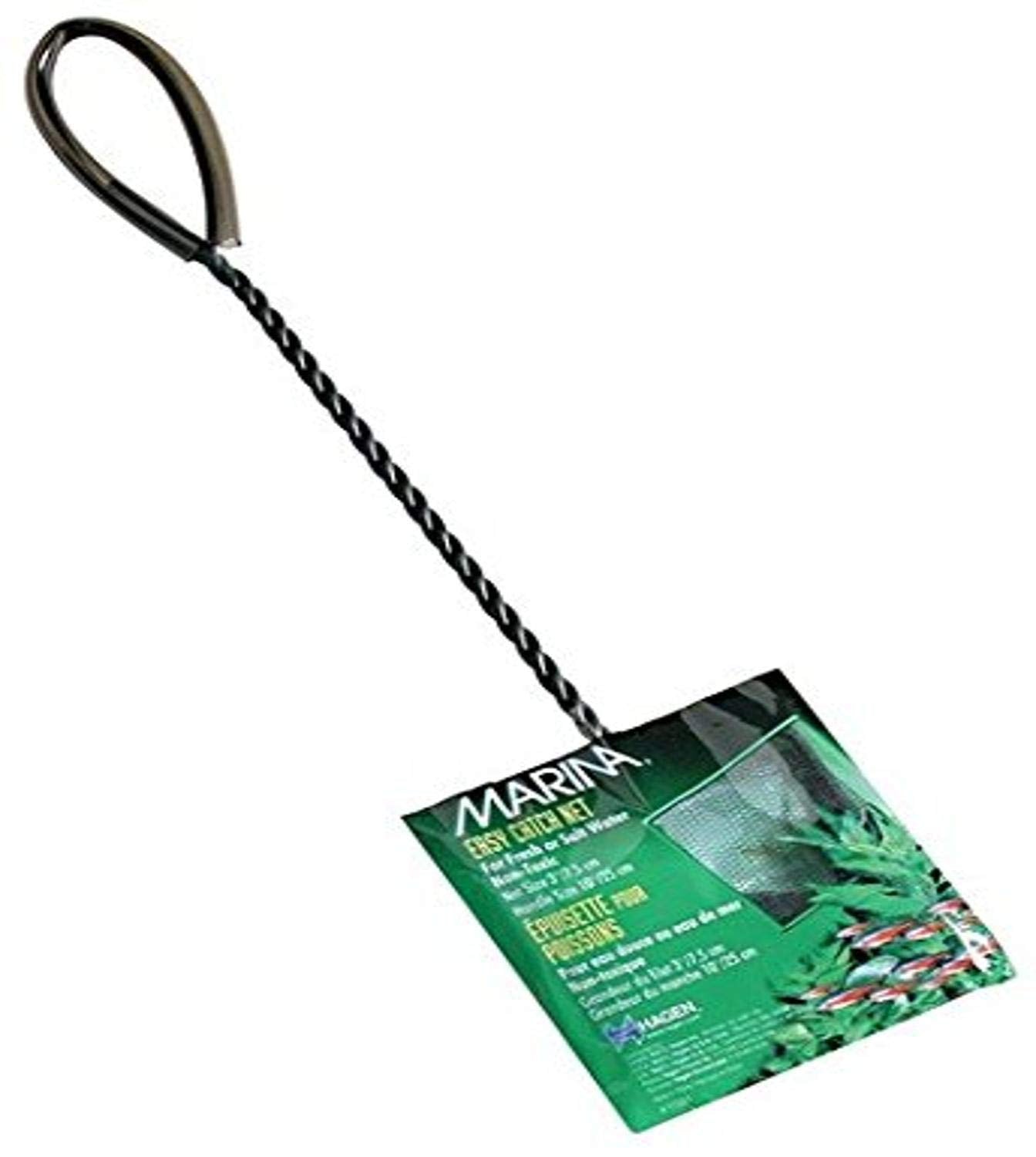 Marina 6-Inch Coarse Nylon With 12-Inch Handle, Black