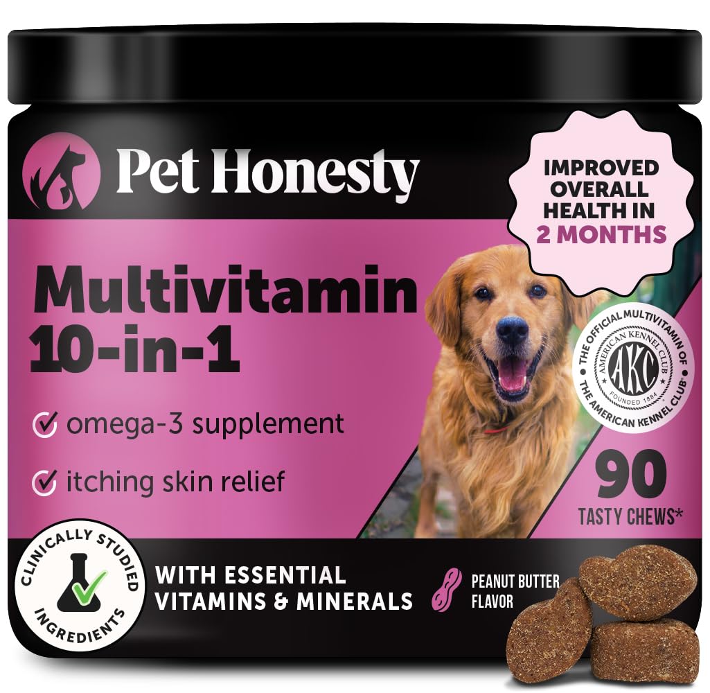 Multivitamin Dog Supplement, Glucosamine chondroitin for Dogs, Probiotics, Omega Fish Oil, Dog Supplements & Vitamins, Vitamins 