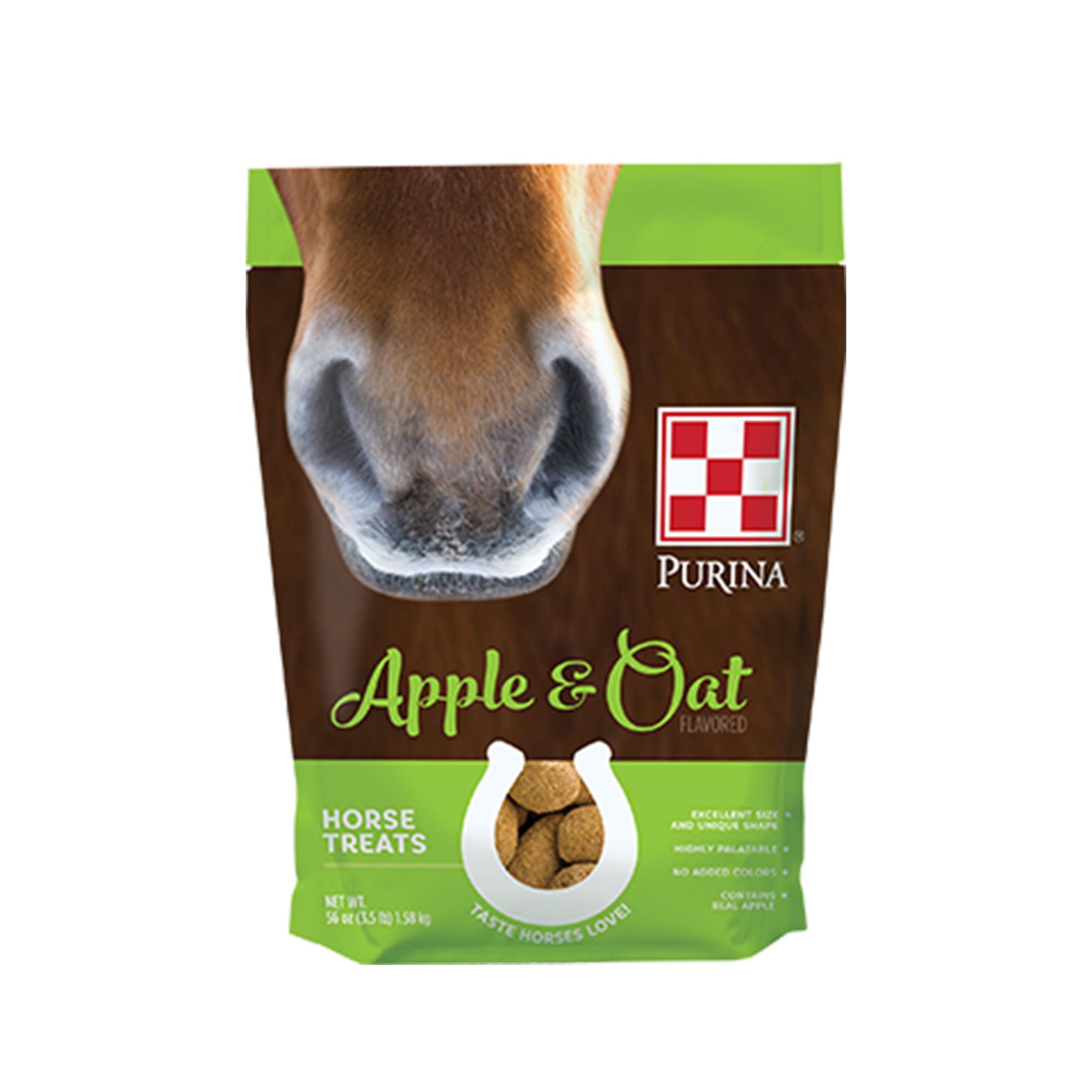 Purina | Apple and Oat Flavored Horse Treats | 3.5 Pound (3.5 lb) Bag