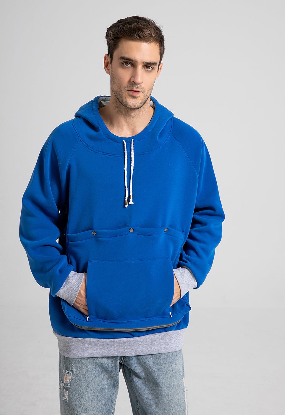 Kei Tomlison Pet Cat Dog Pouch Hoodie Small Animal Carrier - Kitten Puppy Pouch Sweatshirt Holder Fleece Unisex Hoodies Dazzling