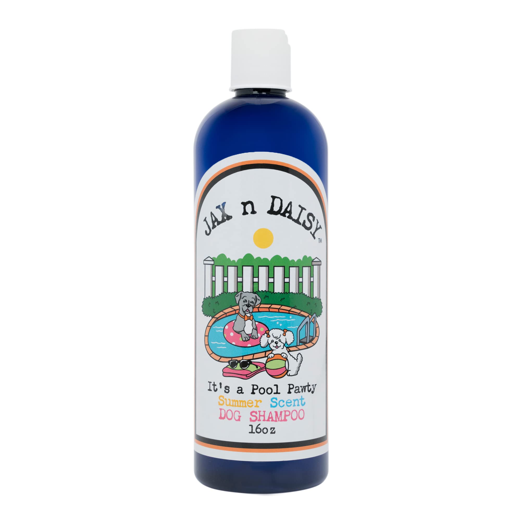Jax N Daisy It S A Pool Pawty Summer Scent Dog Shampoo Essential Oil Shampoo For Dogs Gentle Dog Hair Cleanser Fresh Clean Cruel