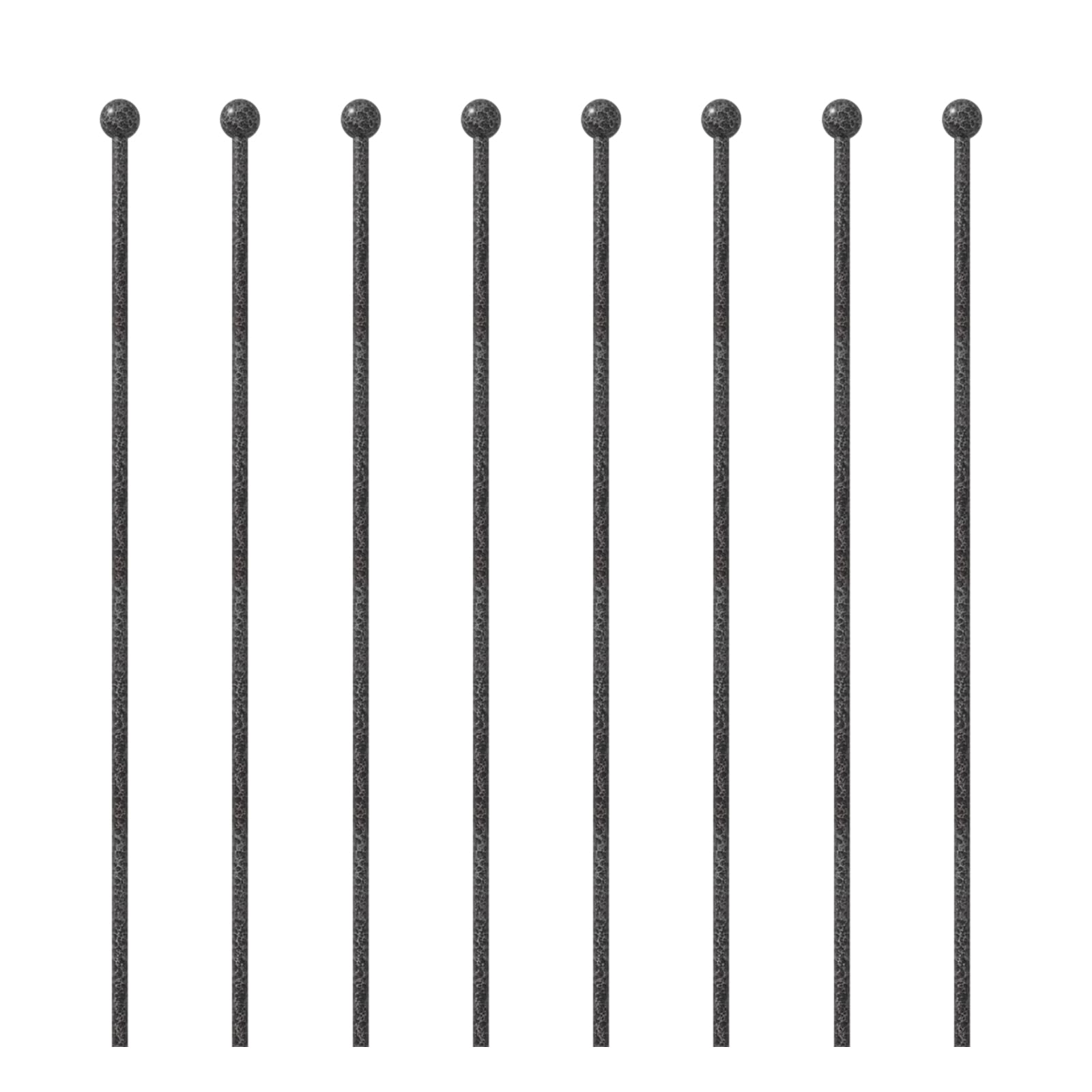 Dog Playpen Stakes - Dog Pens Accessories, For Indoor Outdoor Rv Puppy Large Medium Puppy Dog Playpen (43 Inch, Silver Black)