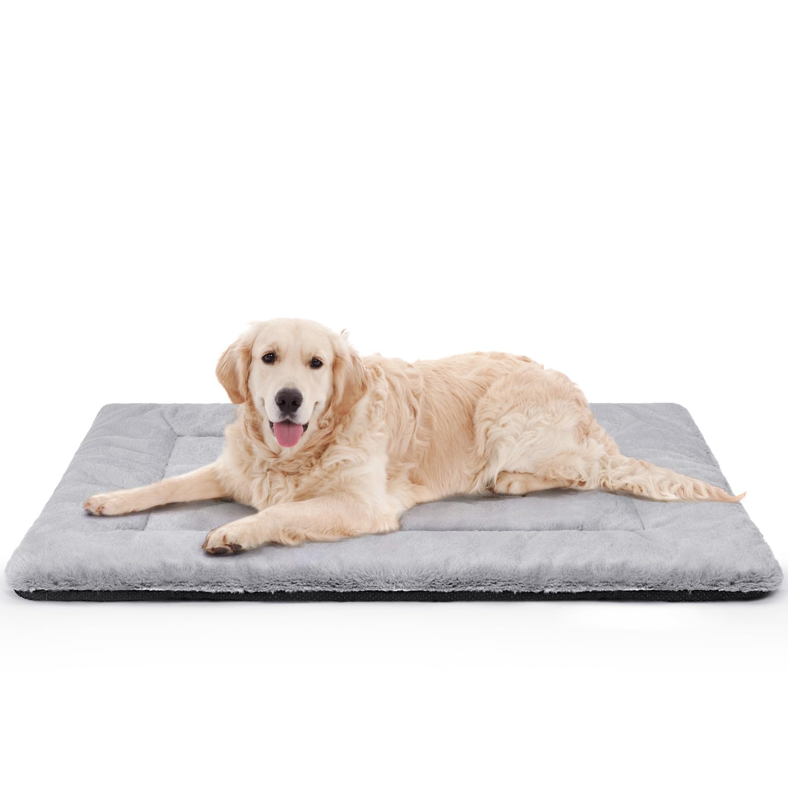 ZENGAOOU Washable Dog Crate Pad, Ultra Soft Dog Bed for Large Dogs, Anti-Slip Kennel Pad for Dogs Cozy Sleeping Mattress, Travel