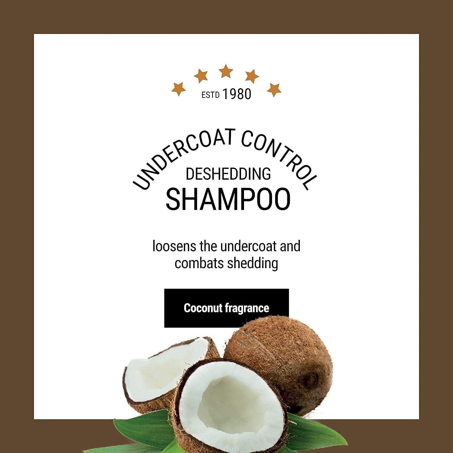 The Coat Handler Undercoat Control Deshedding Dog Shampoo, 16 Oz - Combats And Reduces Shedding, Undercoat Removal, Omega 3 & 6