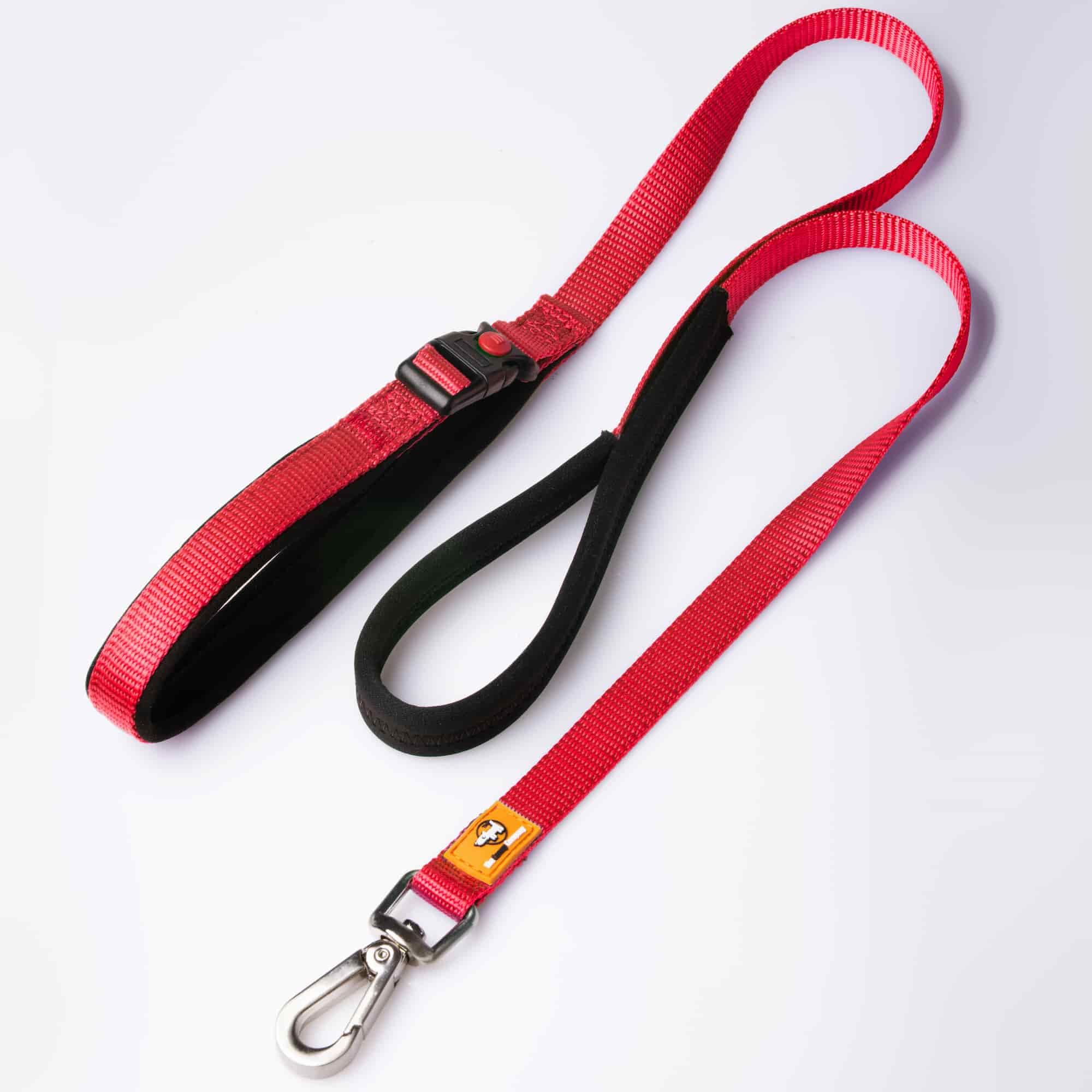 Canny Leash Connect | Heavy Duty Dog Leash for Small, Medium, & Large Dogs | Handle, Buckle, Padded Grip & Secure Clip | Tie You