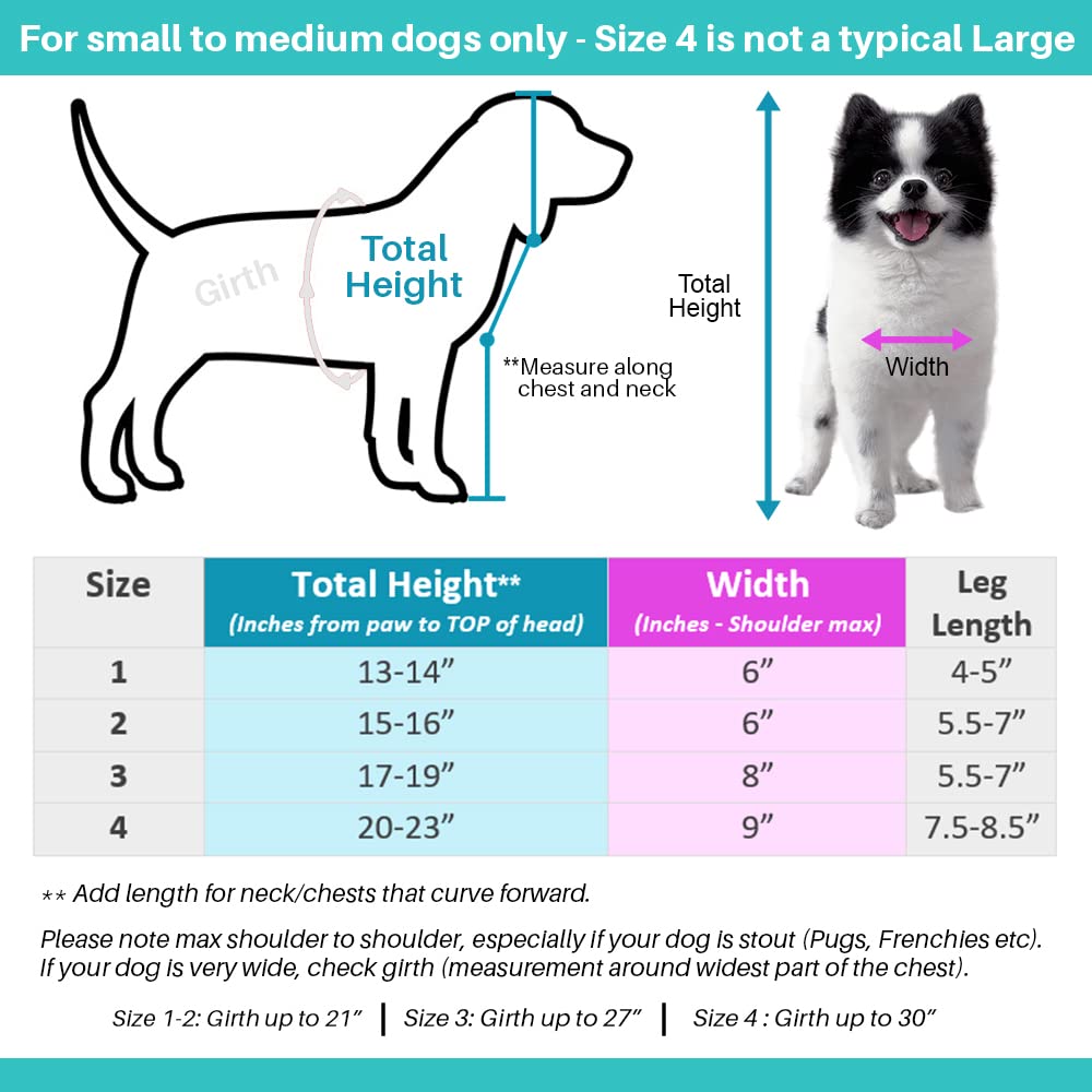 Pandaloon Dog Halloween Costume - As Seen on Shark Tank - Patented - Funny Costume with Arms for Small and Medium Dogs and Cats