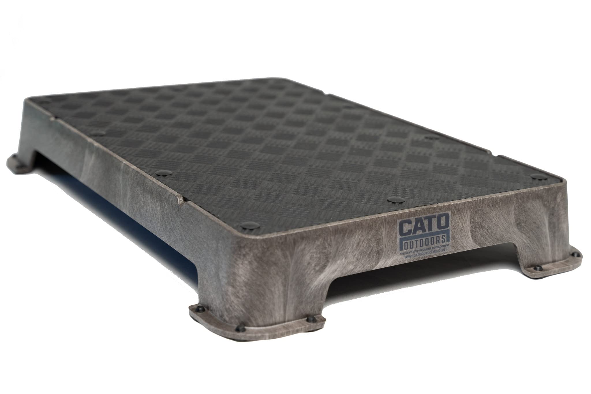 Cato Board - Dog Training Platform (Brown, Rubber Surface)