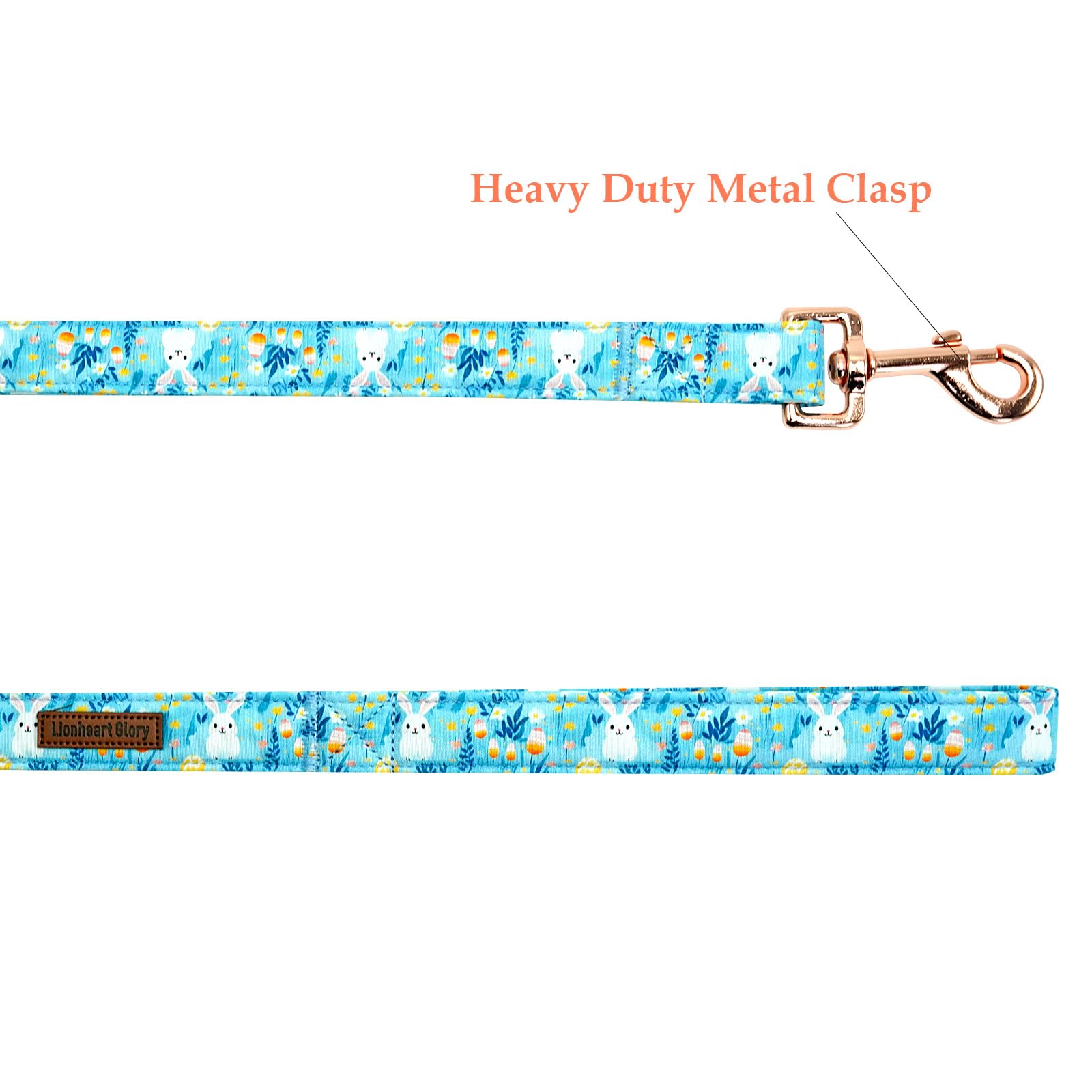 Lionheart Glory Easter Strong Dog Leash, Spring Summer Durable Dog Leashes With Soft Handle For Walking Training Small Male Or F