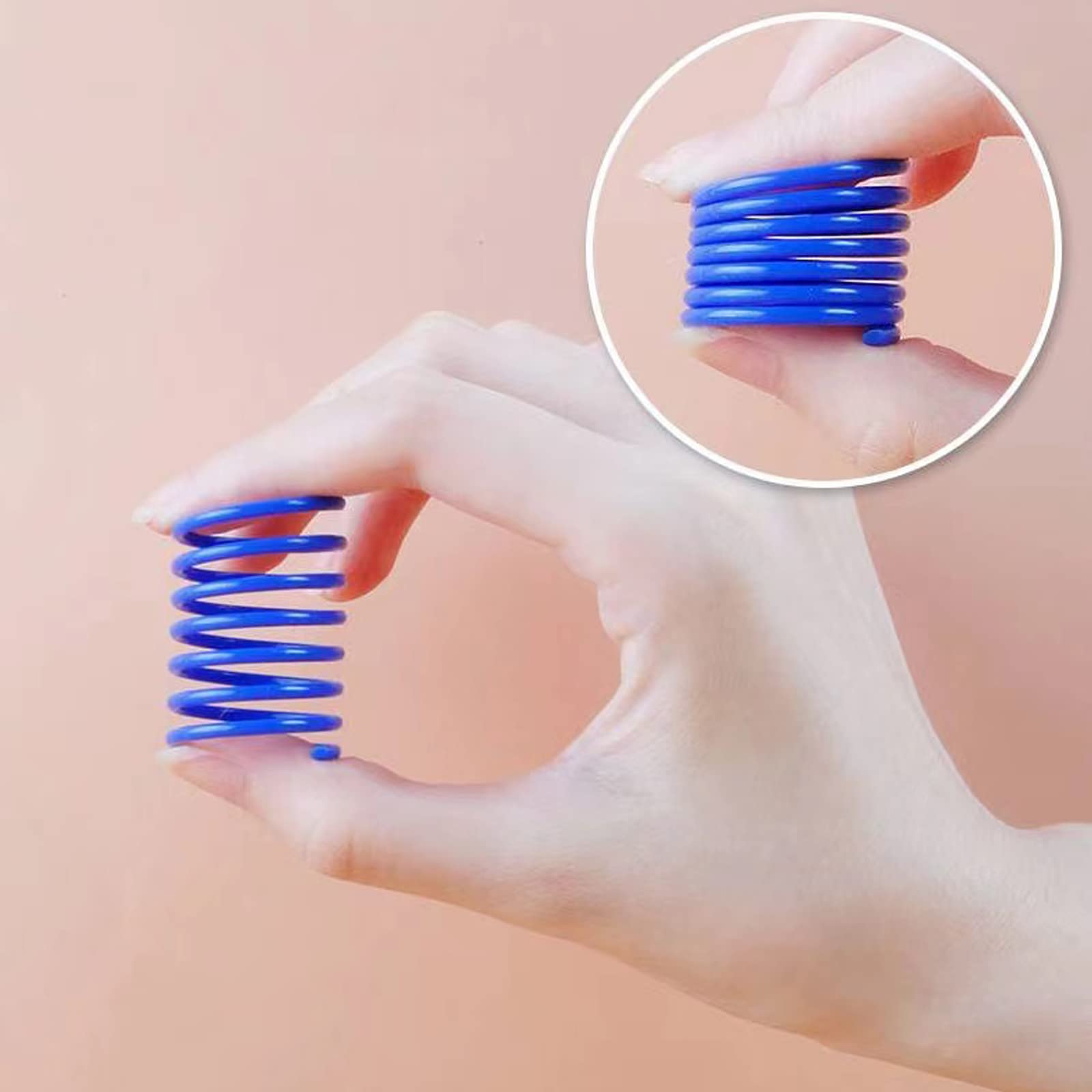 Ismarten Cat Spring Toy (100 Pack), Interactive Cat Toy For Indoor Cats, Lightweight Reliable Plastic, Plastic Cat Coil For Kitt