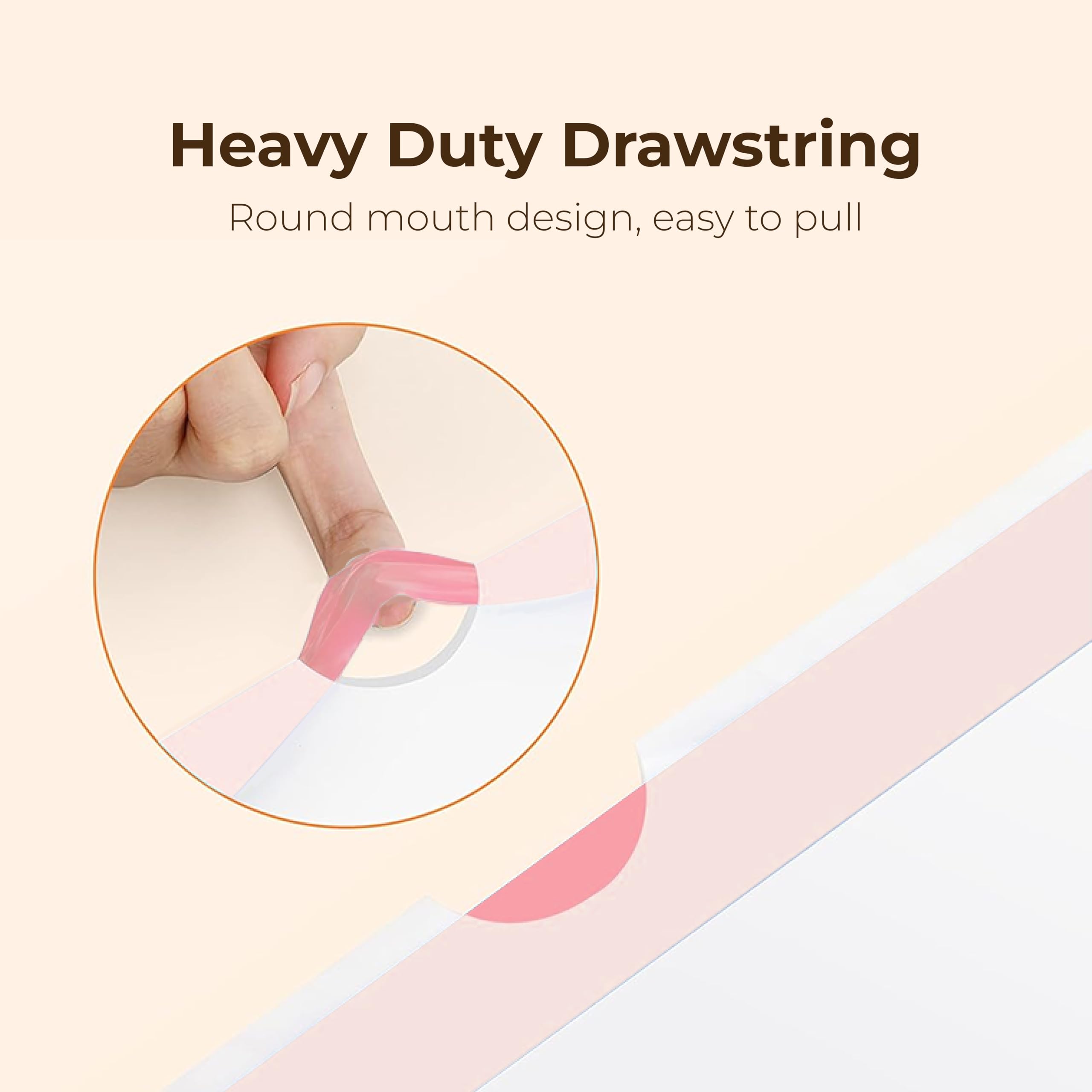 Hholove Self Cleaning Litter Box Liner (60 Count), 60L Automatic Litter Box - Extra Large, No More Scoop, Anti-Pinch For Cats 3-