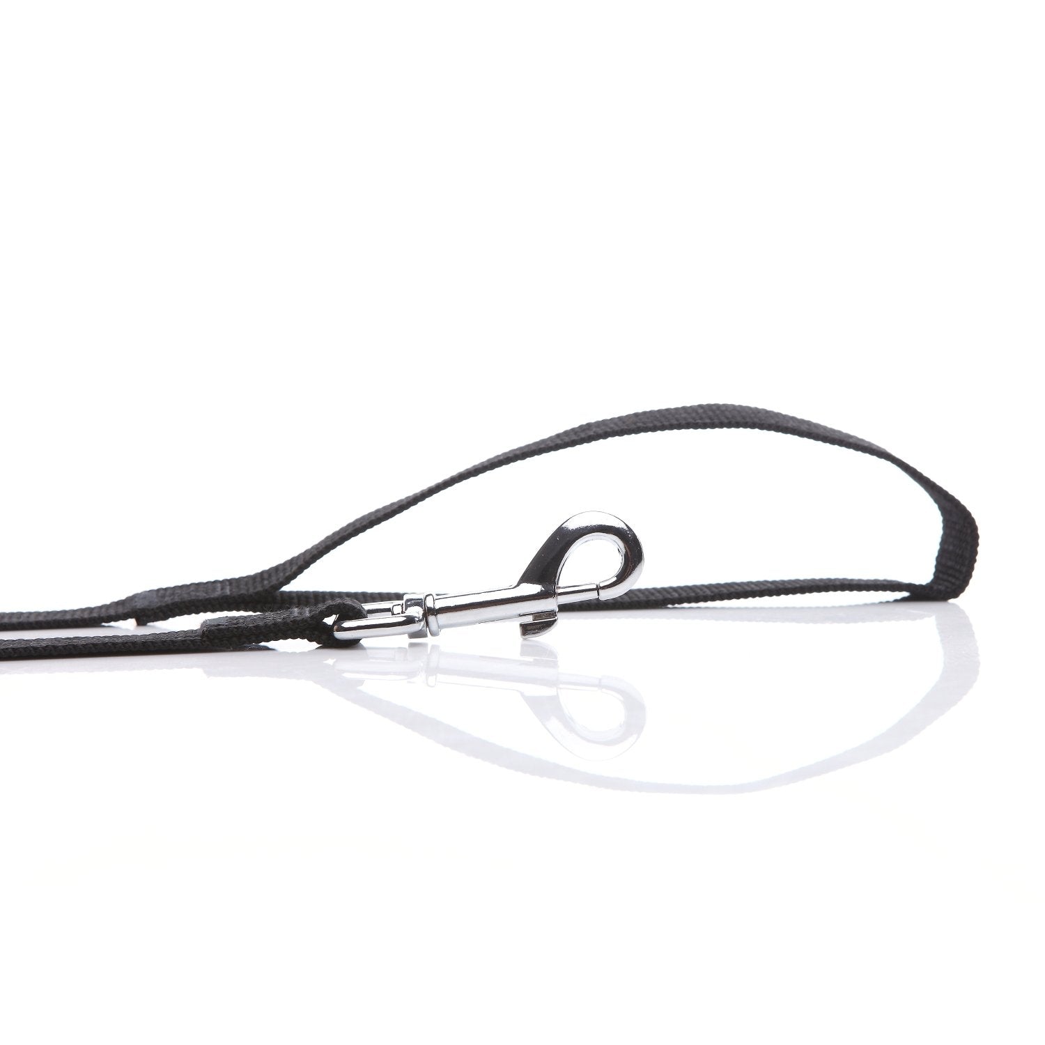 Nylon Dog Leash 4 Ft 5 Feet 6 Foot Long, Walking Training Dog Leashes For Medium Large Dogs, 1 Inch Wide(5Ft, Black)