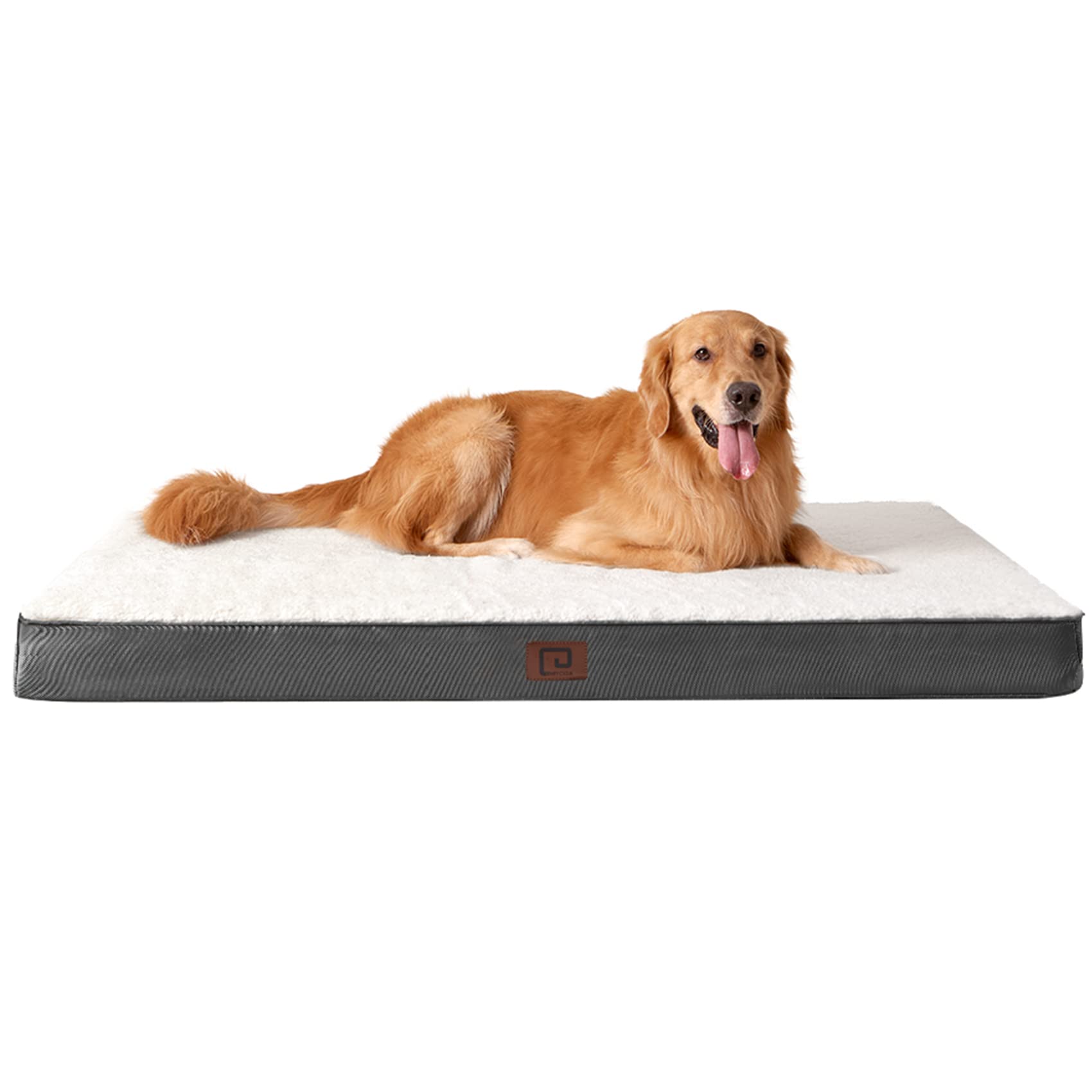 Eheyciga Orthopedic Xl Dog Beds For Extra Large Dogs With Removable Washable Cover, Beige, 44X32