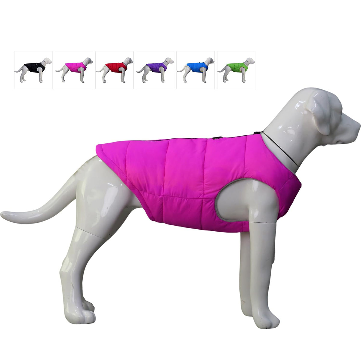 Dog Winter Jacket, Waterproof Windproof Dog Winter Vest Super Warm Polar Fleece Dog Winter Clothes With Smooth Zipper Closure For Small Medium Large Dogs Rosered M