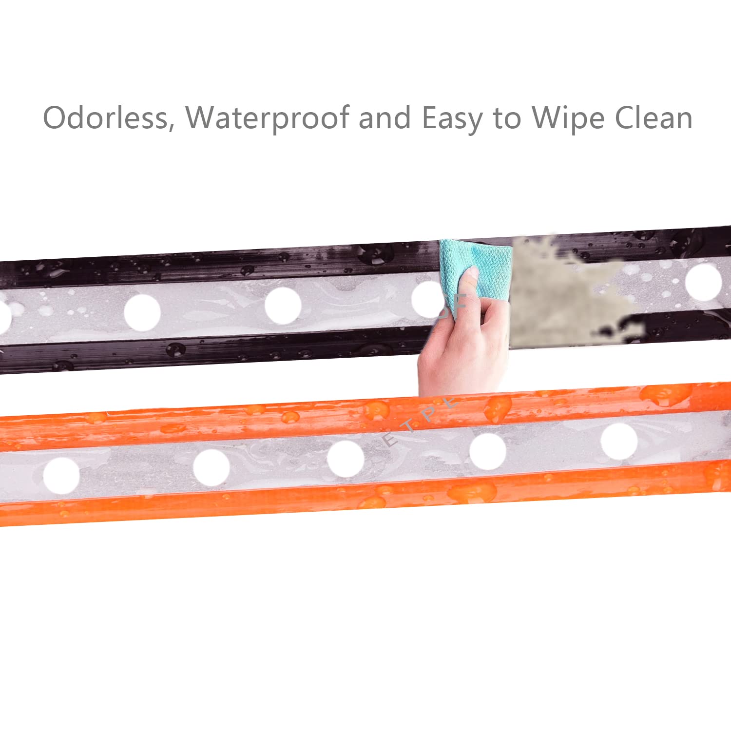 Dog Collar Strap For Most Of Electronic Training Shock Collar Receivers-Adjustable Durable Waterproof Odorless 3/4 Inch Collar Replacement For Barking Fence-Pet Tpu Collar Strap