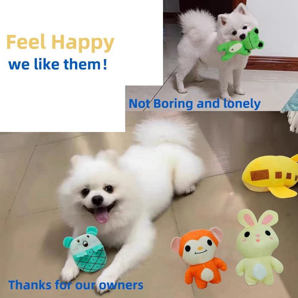 Kyatico 30 Pack Puppy Squeaky Toys Pet Dog Toys Squeeker For Pet Small Puppies Dogs