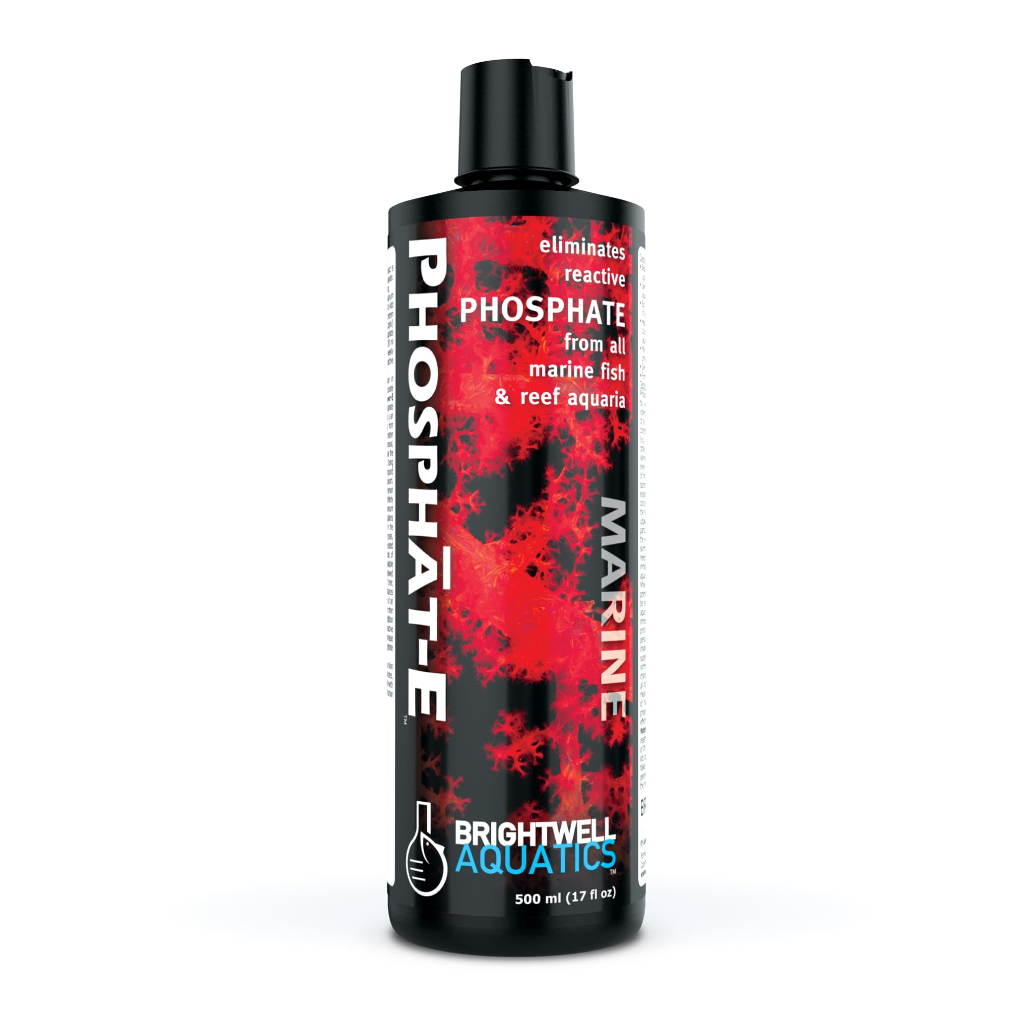 Brightwell Aquatics Phosphat-E Liquid Phosphate Remover for Marine Fish and Reef Aquariums - Aquarium Water Treatments, 16.9 fl 