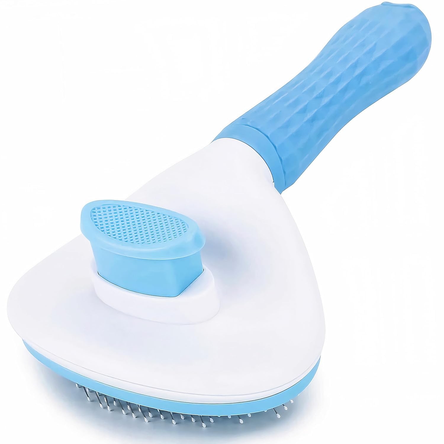 Vernocraft Dog Hair Brush Self Cleaning Slicker Brush For Dogs And Cats Removes Loose Fur Mats And Tangles Grooming Shedding Too
