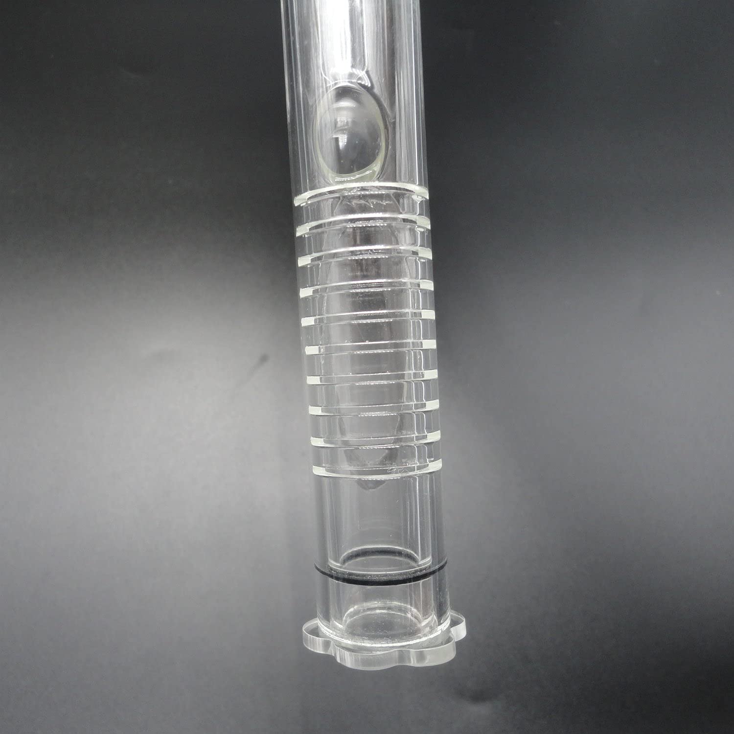Jardli Glass Lily Pipe Inflow With Surface Skimmer For Aquarium Planted Tank (17Mm For 16/22Mm (5/8'' I.D.) Tubing)