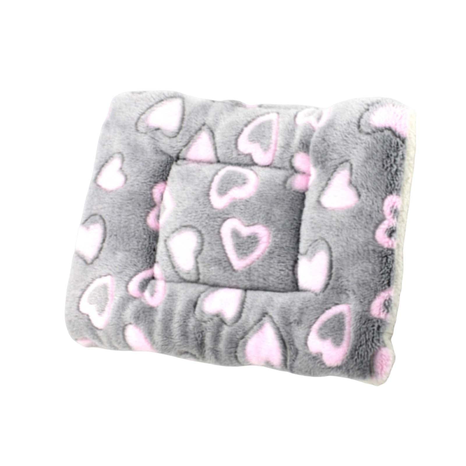 VISTORA Dog Bed Mat Cat Accessories Washable Short Plush Blanket Cat Bed Mats Gray S|Dog Supplies|Beds