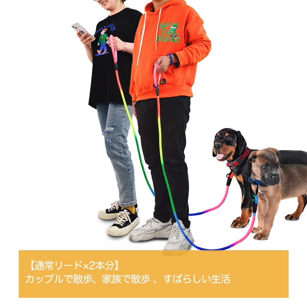 Jopoy Hands Free Dog Leash 9.8Ft Rope Crossbody Dog Leash Reflective For Large Medium Small Dogs Walking, Jogging And Running,Do