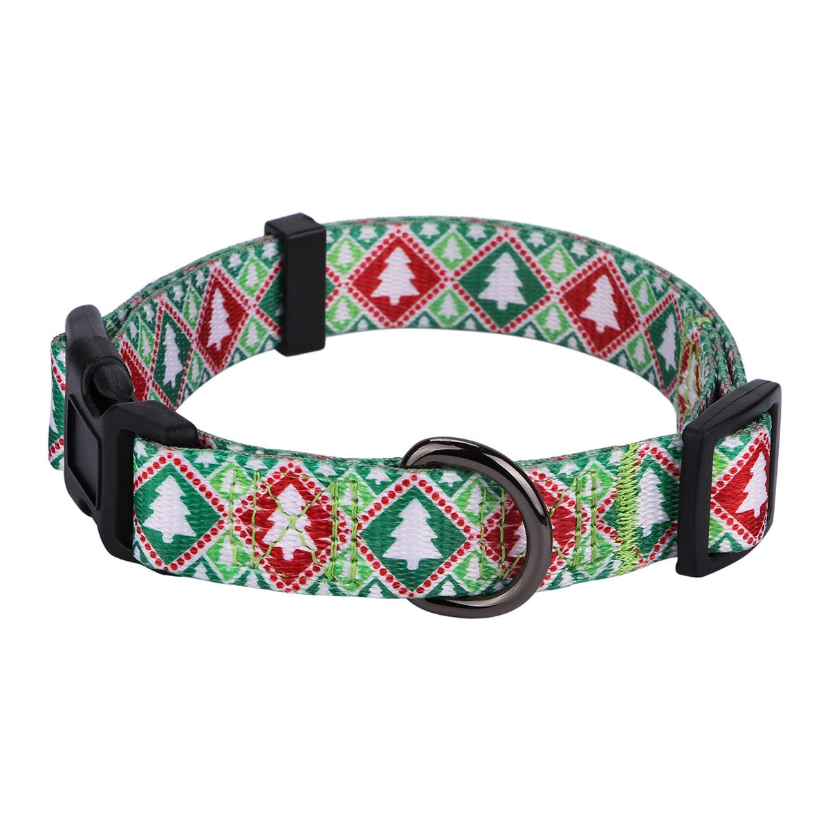 Rhea Rose Christmas Tree Dog Collar For Small Medium Large Dogs 012 Tree L