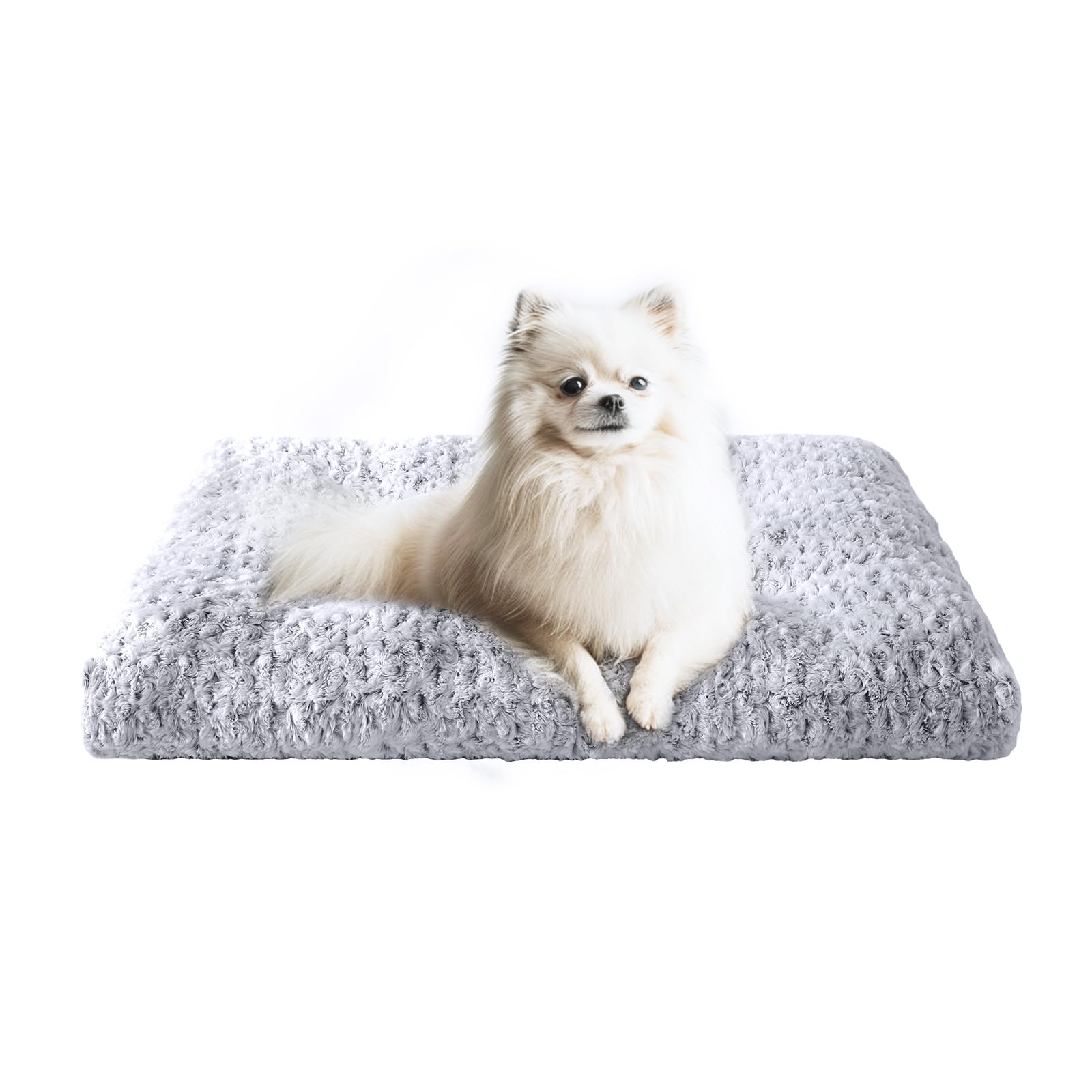 Jollyvogue Pet-Beds, 280G Rose Velvet Dog Mat, Machine Wash, Fits Kennel Cage And Cat Bed Mat, 47.0' L X 29.0' W X 4.0' Th, G