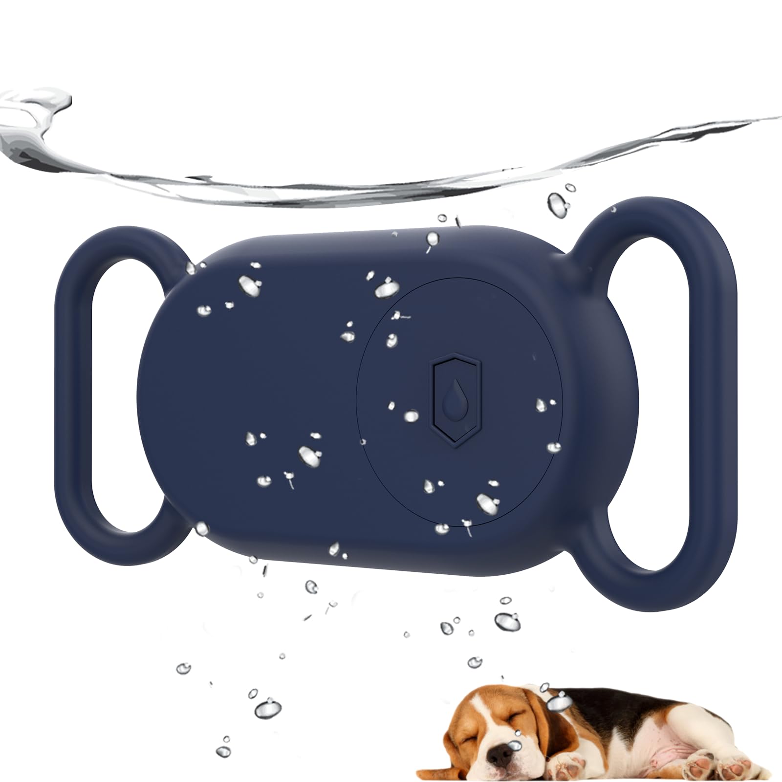 Rzttwl Waterproof Dog Collar Holder Compatible With Samsung Galaxy Smarttag 2, Silicone Gps Tracker Hidden Loop Holder For Samsu