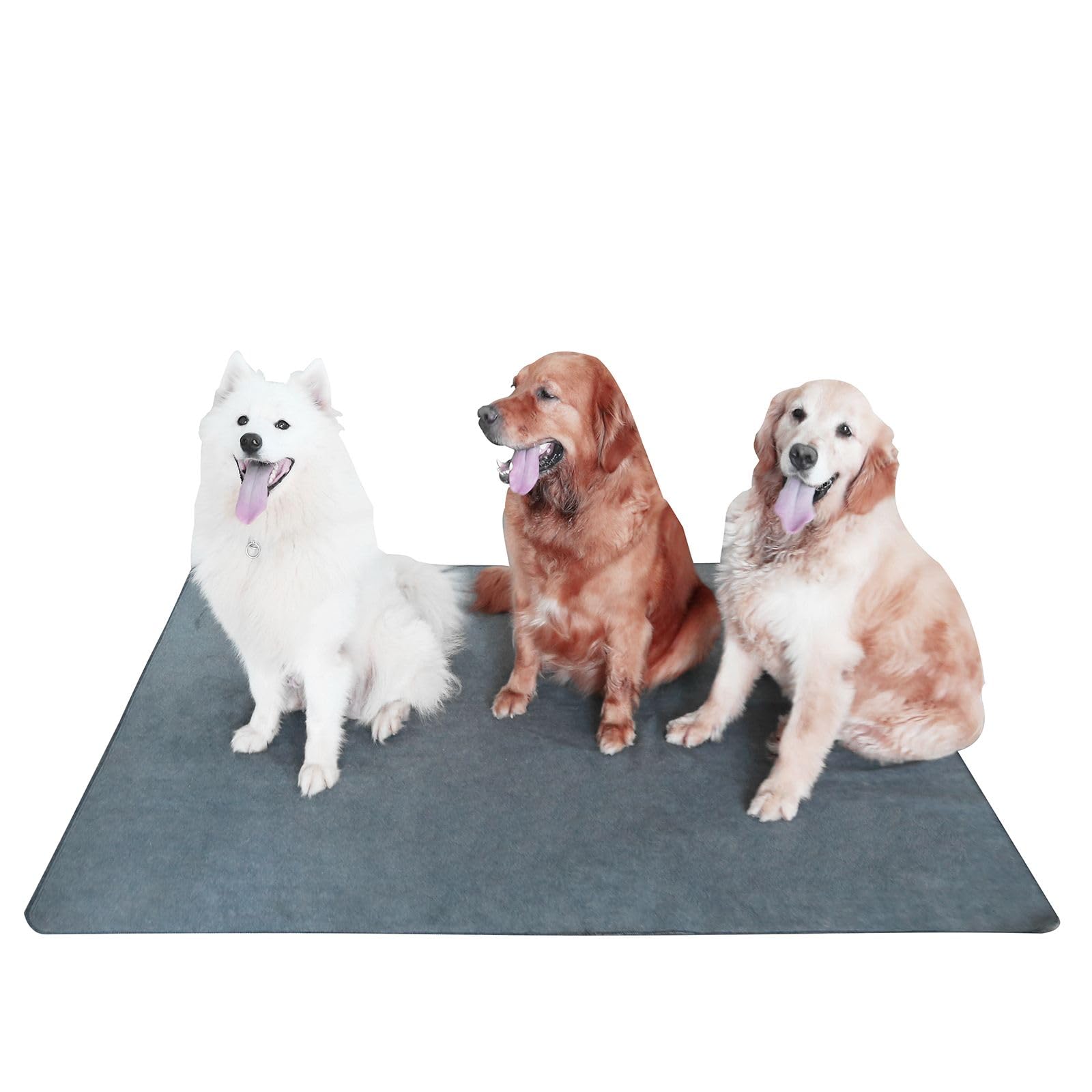Peepeego Non-Slip Dog Pad 65 X 48, Washable Puppy Pads With Fast Absorbent, Waterproof For Training, Whelping For Puppy Playpen