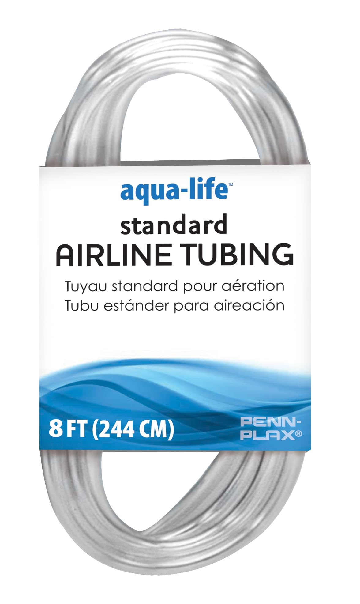 Penn-Plax Standard Airline Tubing For Aquariums - Clear And Flexible - Resists Kinking - Safe For Freshwater And Saltwater Fish 