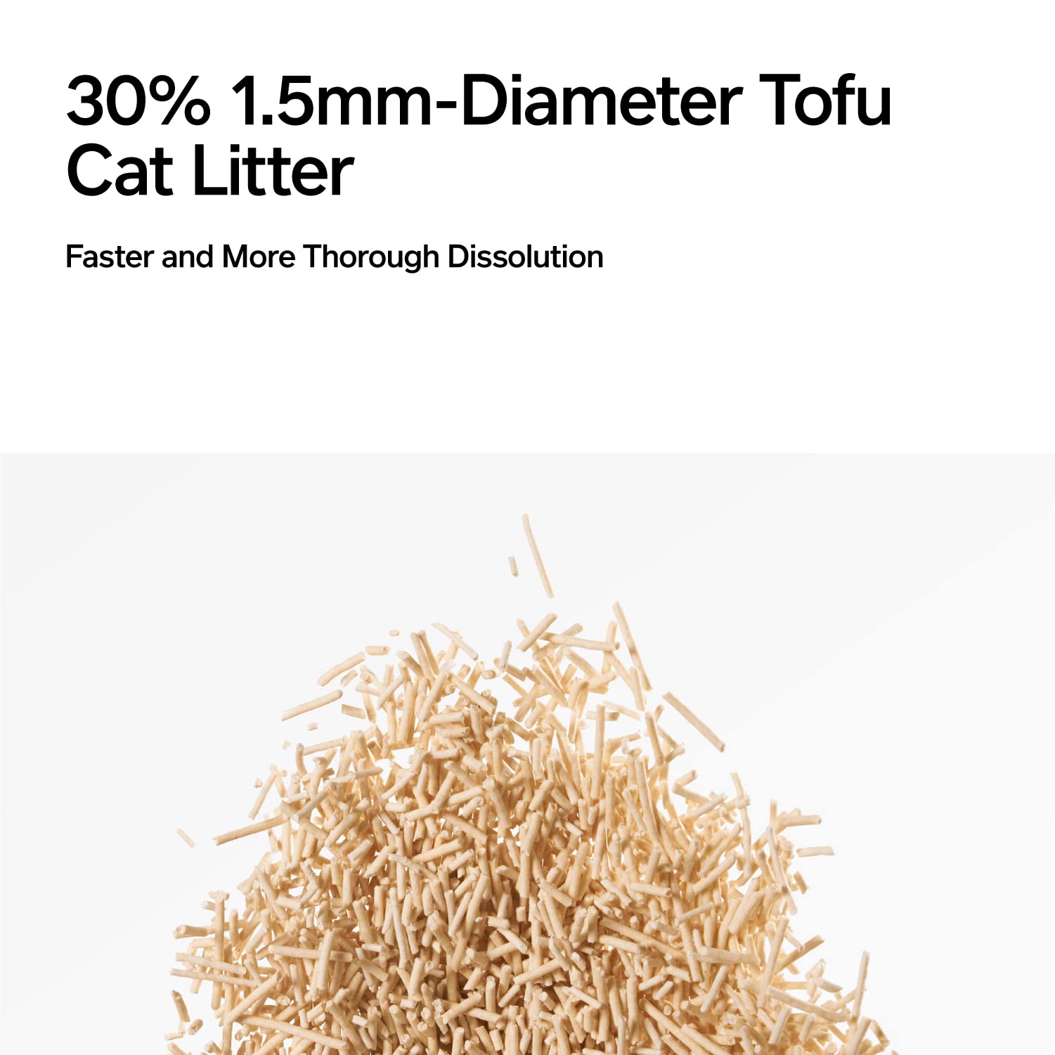 Pidan Tofu Cat Litter Clumping,Flushable,Ultra Absorbent And Fast Drying, 100% Natural Ingredients Litter,Solubility In Water,Really Dust-Free,Less Scattering (5.3Lb×1Bag)