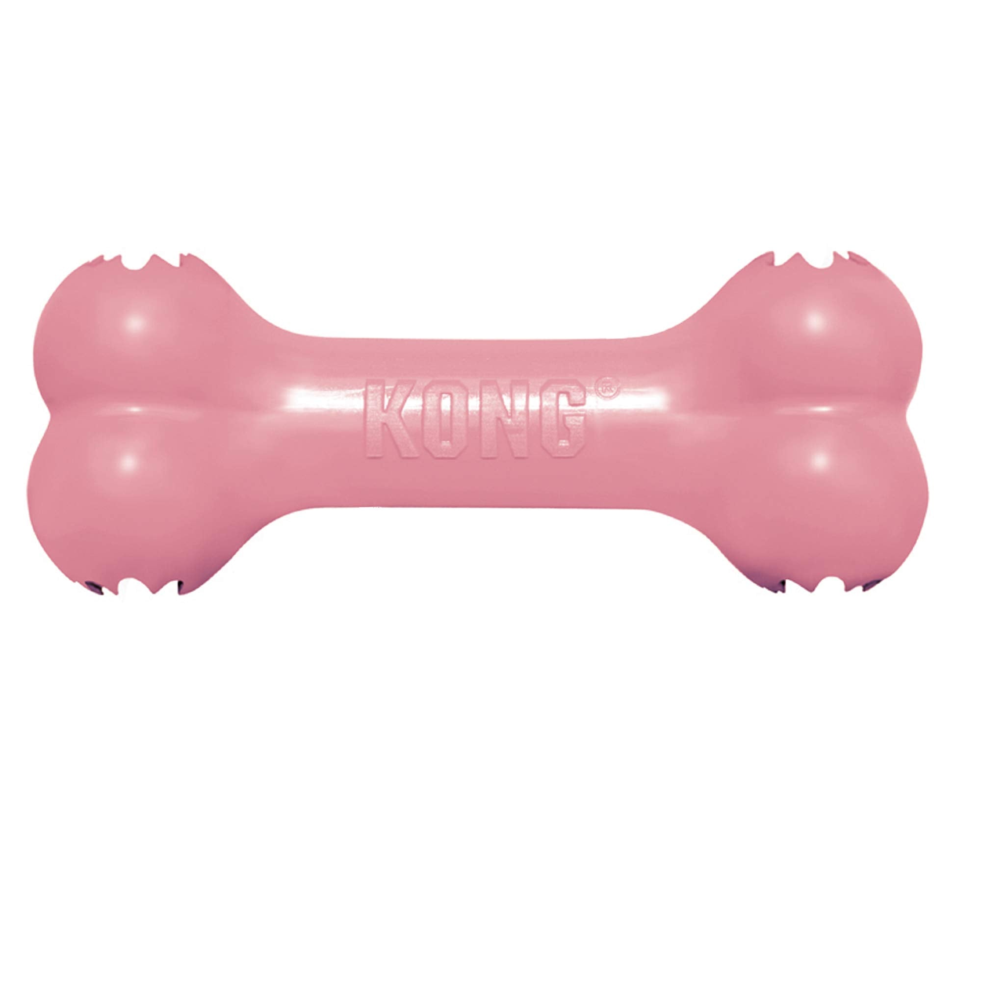 Kong Puppy Goodie Bone - Stuffable Dog Toy For Small Puppy - Natural Rubber Chew Toy For Puppies - Small Dog Toy For Teething Puppies - For Small Puppies - Pink