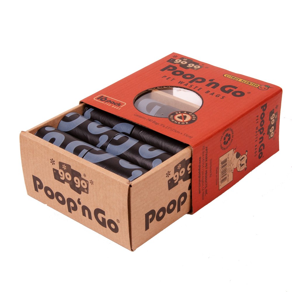 Poop N Go® Dog Poop Bags (16 Roll Pack)
