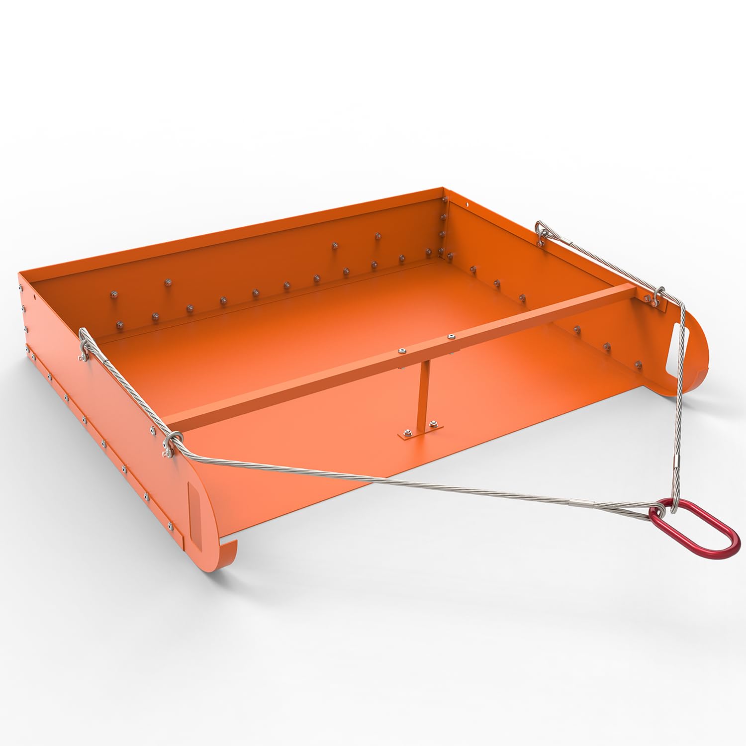 Buyyah Pasture Manure Scoop, Tow Behind Manure Scoop For Horses Paddocks, Picks Up For Small Manure From Horse, Sheep, Goat, Alp